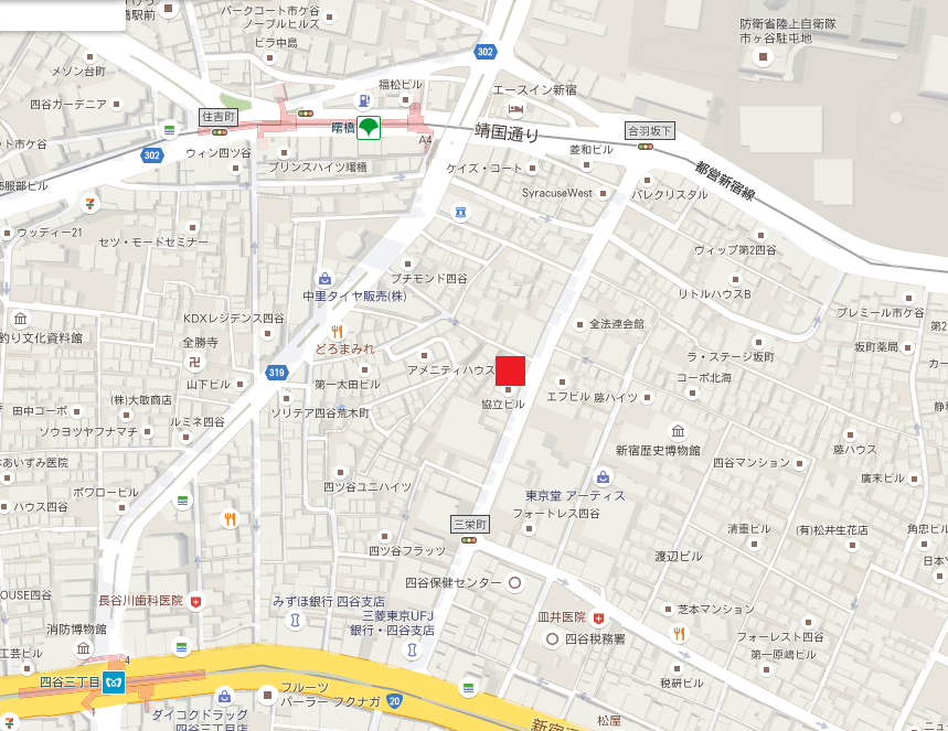 新宿区荒木町計画_住所・地図