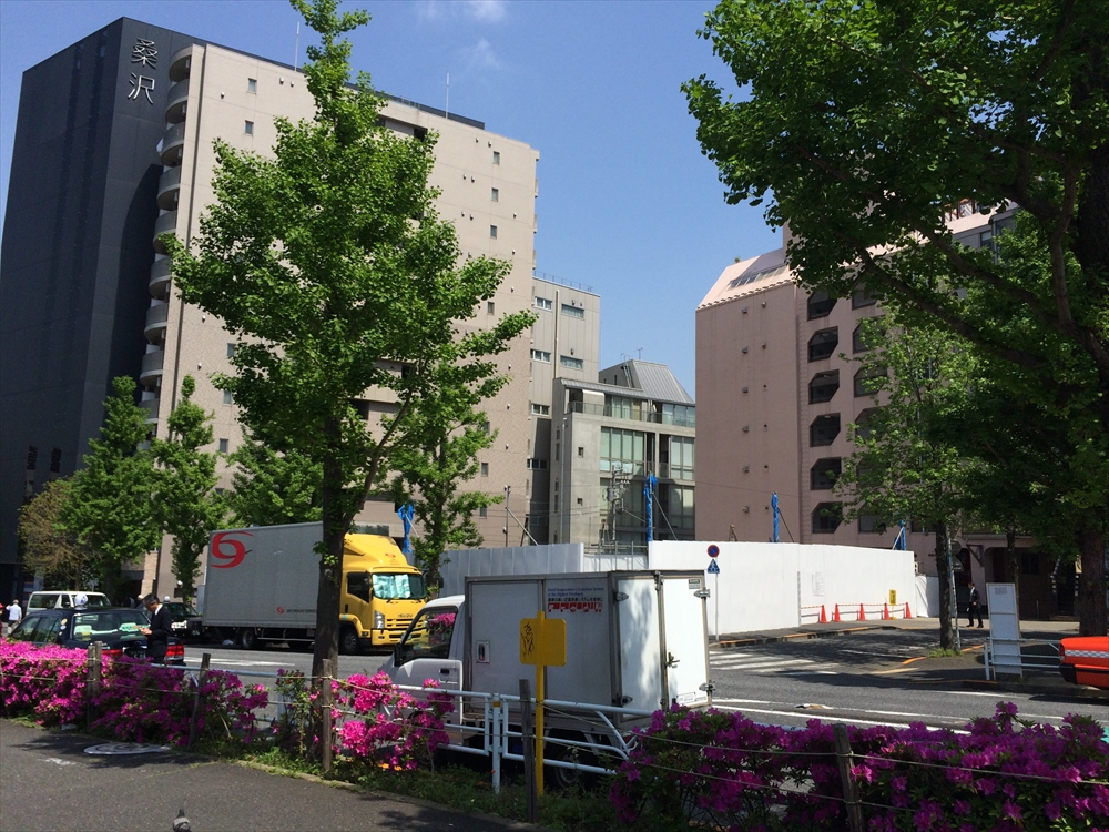 渋谷区神南一丁目計画_住友不動産_北東から現地を眺める